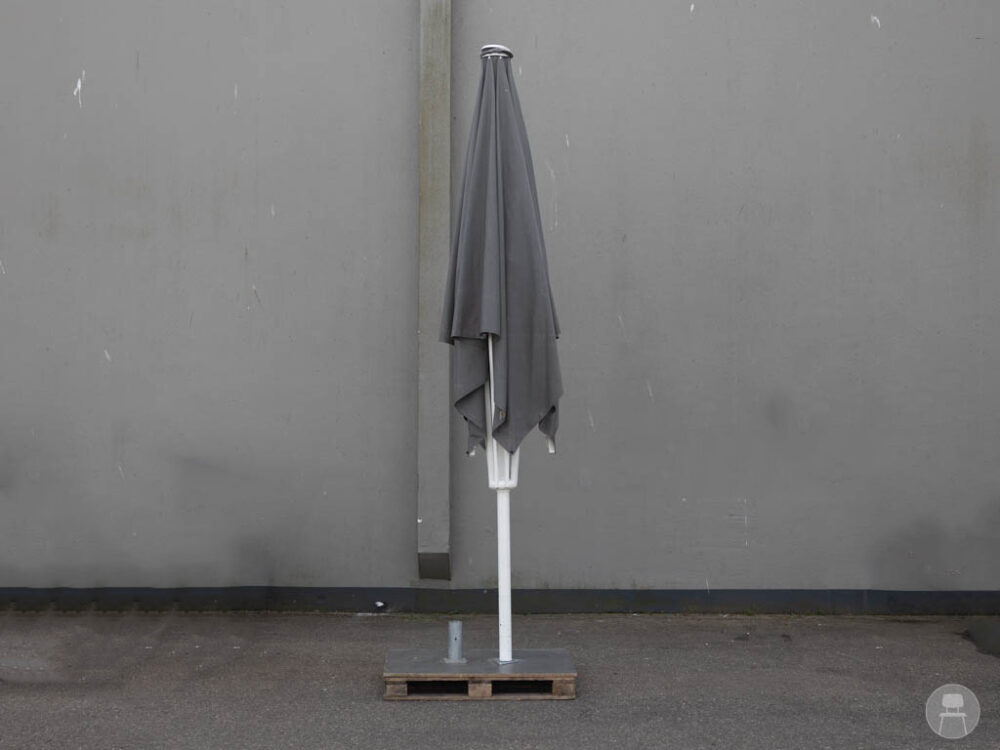 Parasol Doelen grijs zonder voet 380x380cm - Afbeelding 7