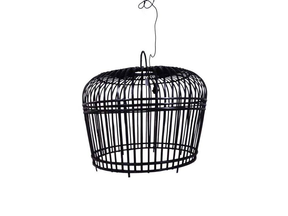 Hanglamp Mira zwart 90cm rond NIEUW