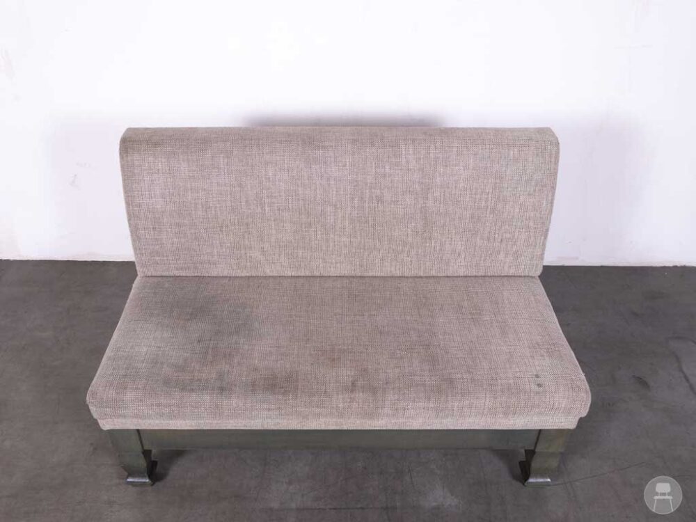 Horecabank Abby grijs 130cm