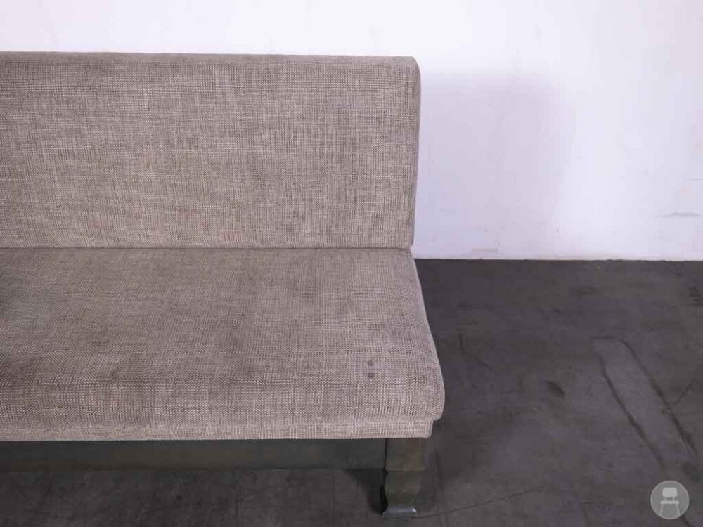 Horecabank Abby grijs 130cm