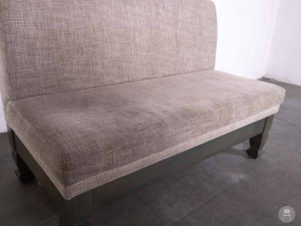 Horecabank Abby grijs 130cm