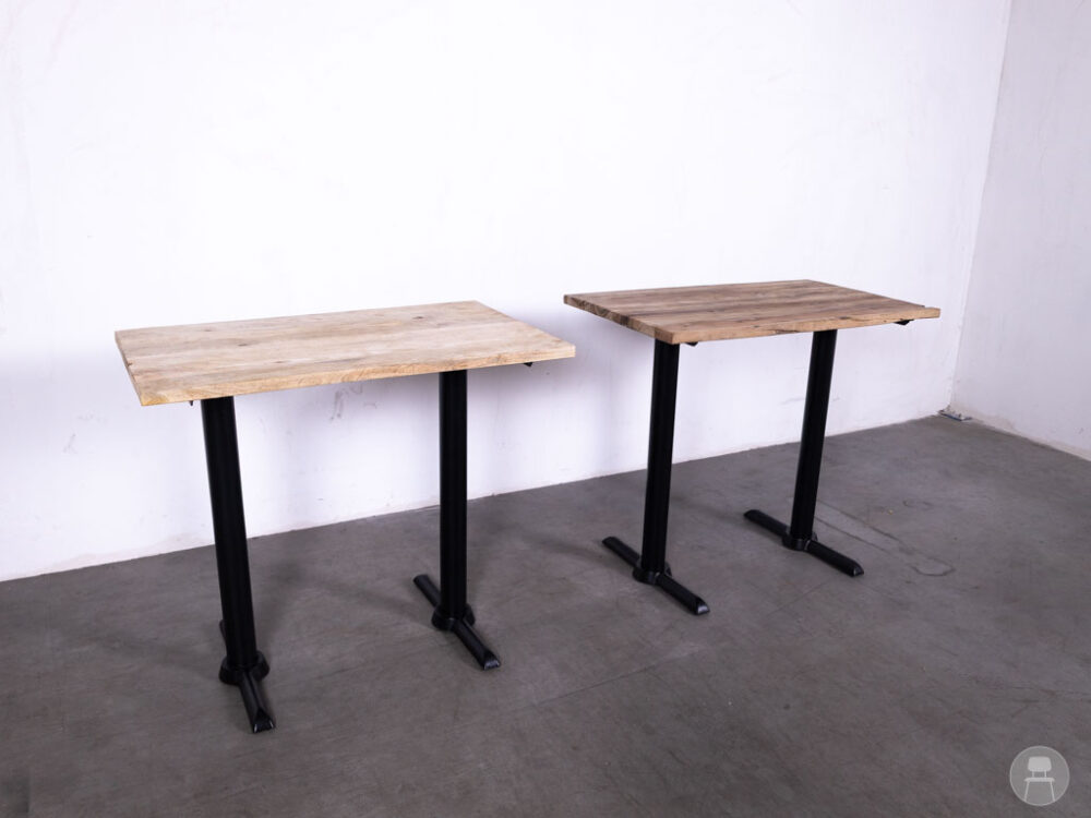 1 set 2 stuks Horecatafel David Wood 100x60cm