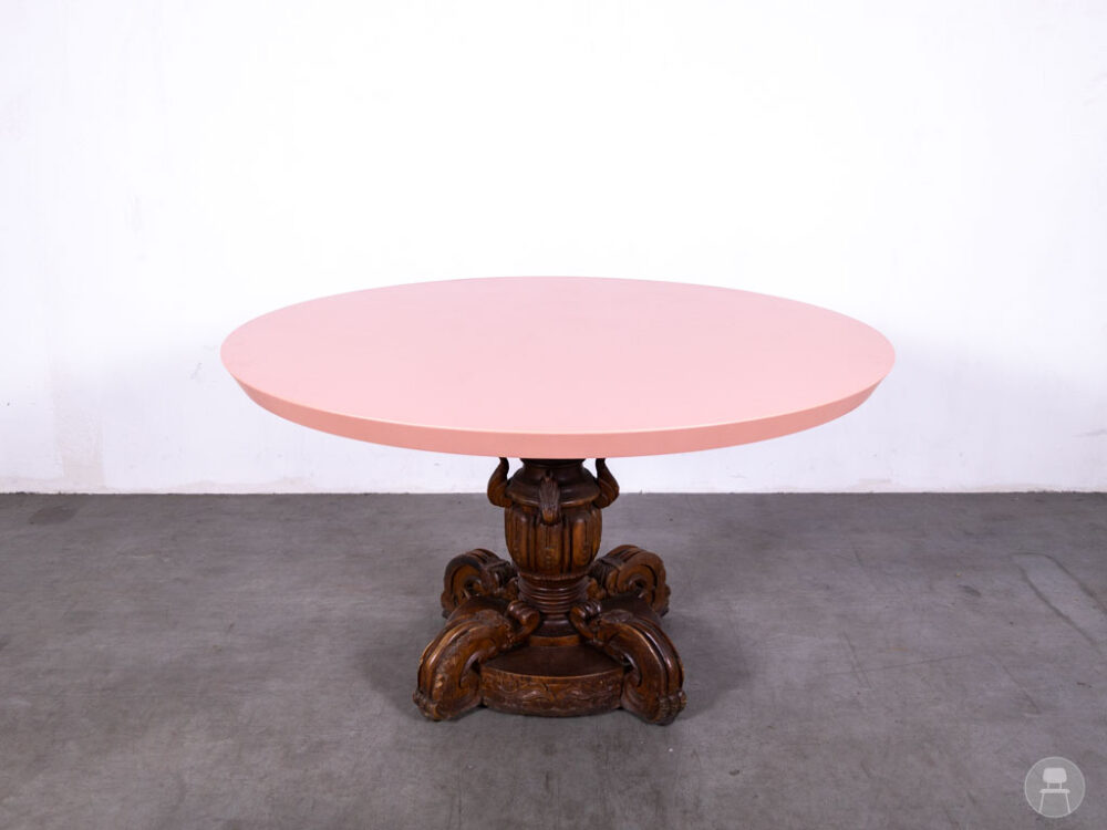 Horecatafel Roosje roze 140cm rond