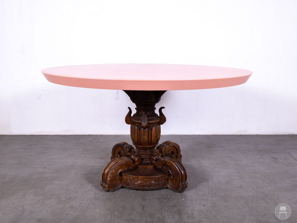 Horecatafel Roosje roze 140cm rond