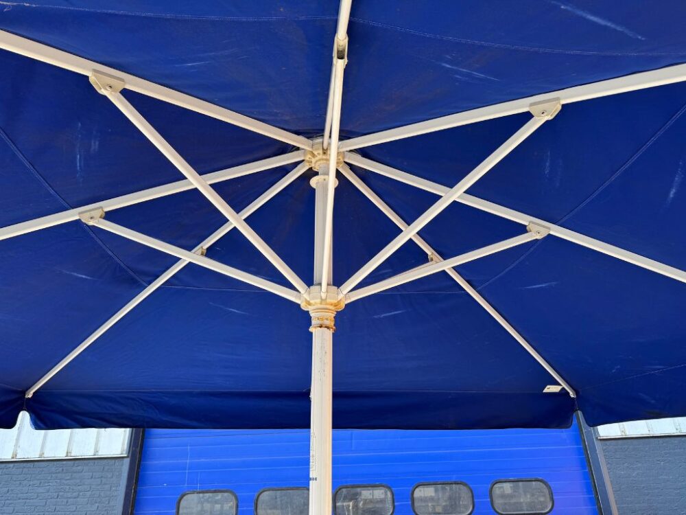 Parasol Corona geel 400x400cm