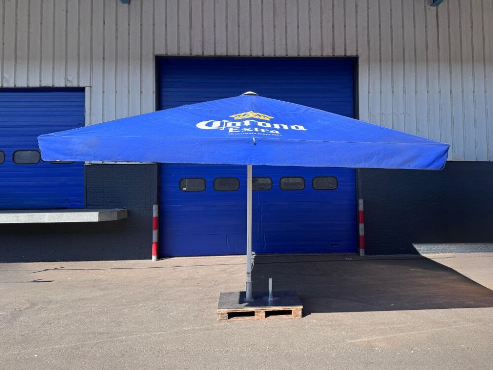 Parasol Corona geel 400x400cm