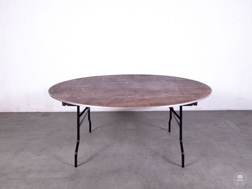 Stam-klaptafel Klaas 180cm rond