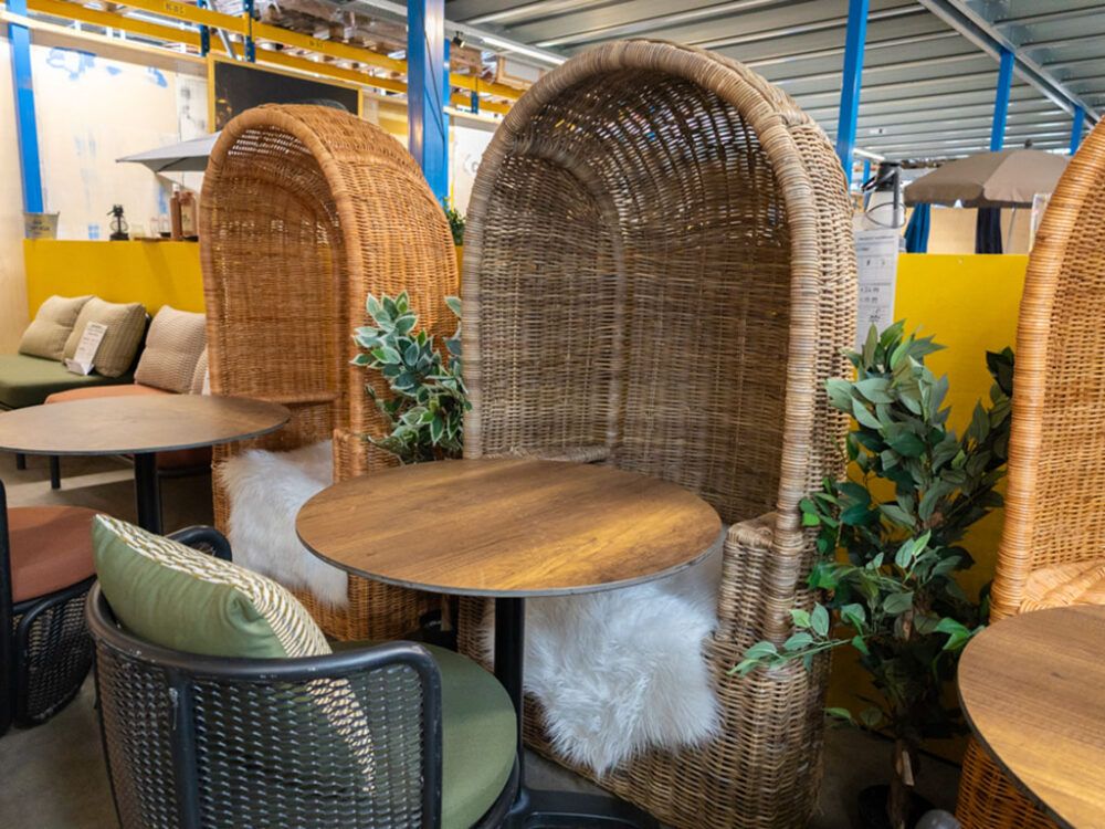 Strandkorf Rotan Dirk grijs NIEUW - Afbeelding 7