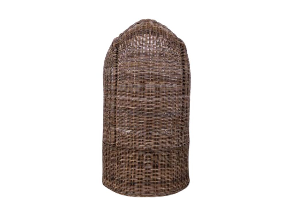 Strandstoel Rotan Dirk grijs NIEUW