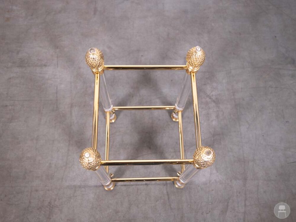 Tafelonderstel Chique goud 32x32cm