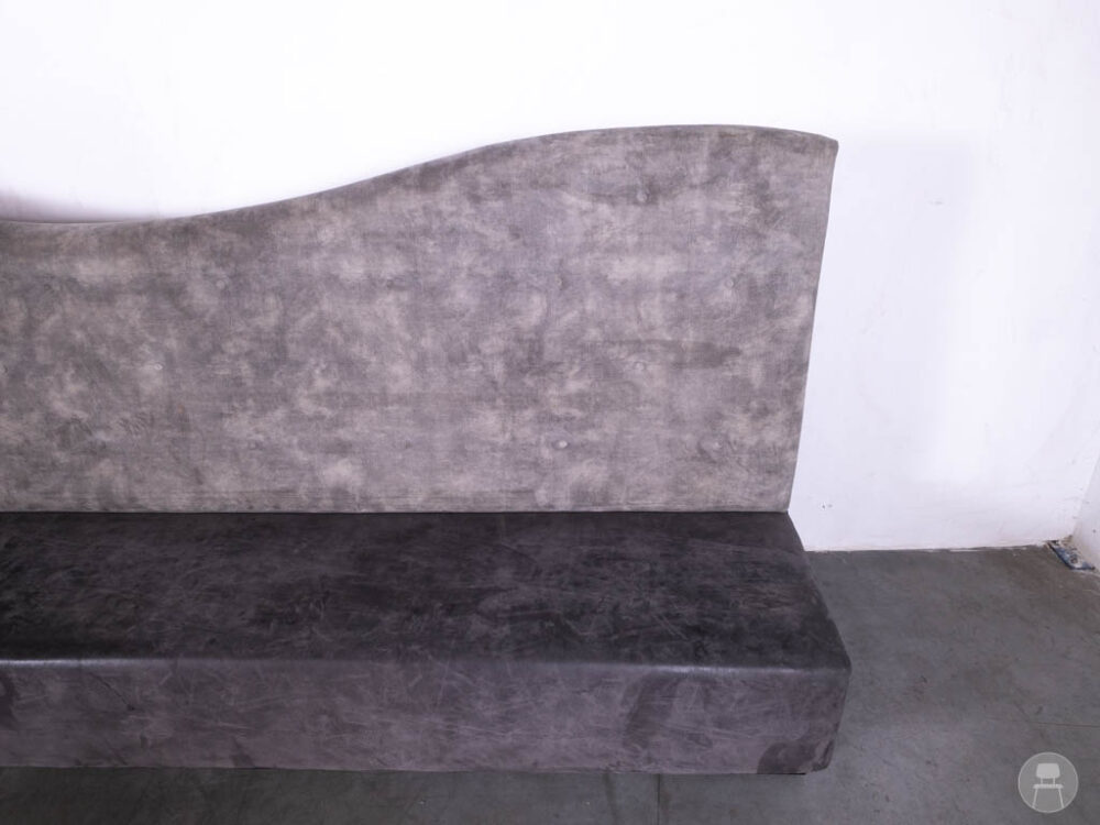 Wandbank Lieke grijs 350cm