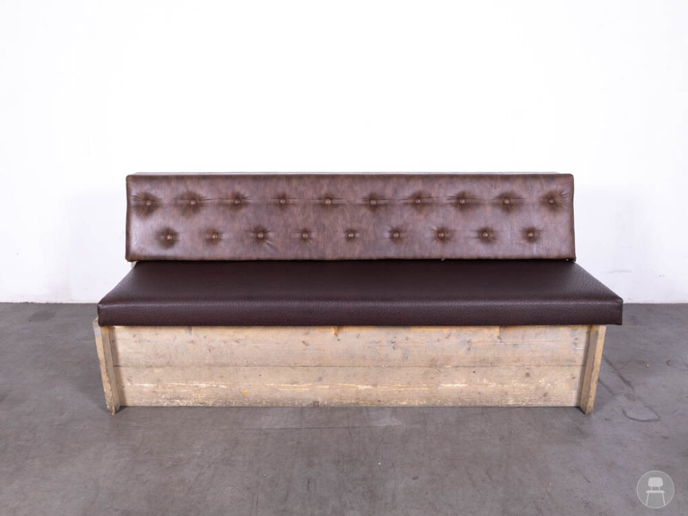 Wandbank Marlies bruin 200cm