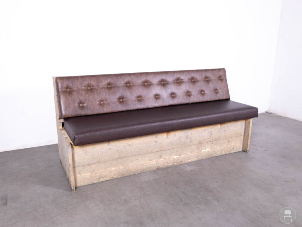 Wandbank Marlies bruin 200cm