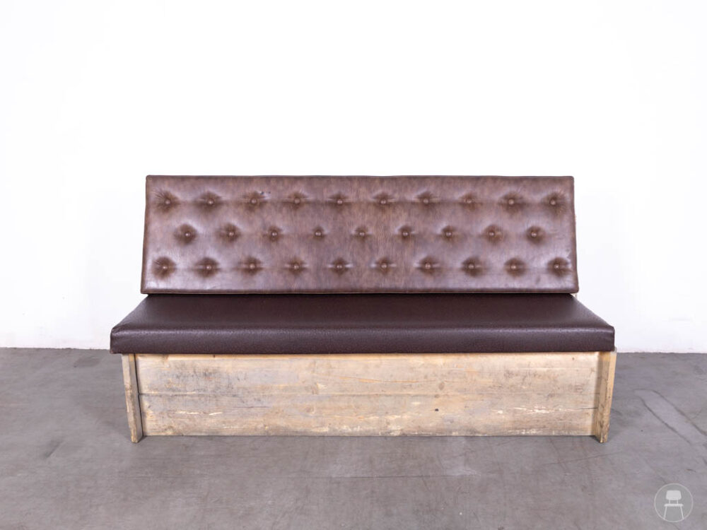 Wandbank Miranda bruin 150cm