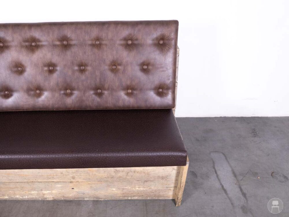 Wandbank Miranda bruin 150cm