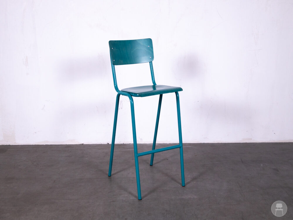 Barkruk Student Richard blauw