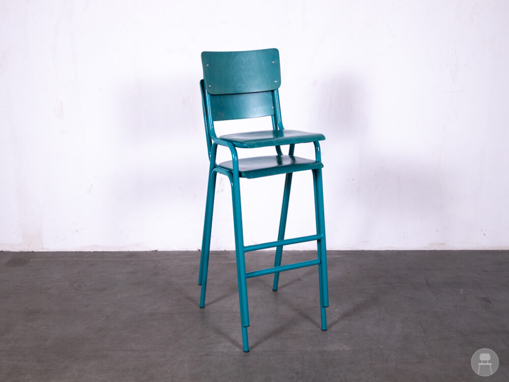 Barkruk Student Richard blauw