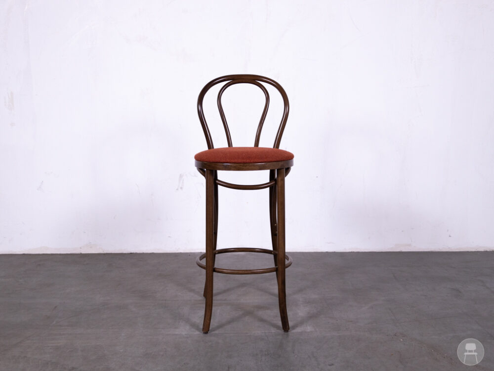 Barkruk Thonet 16/C Tilly rood Satelliet