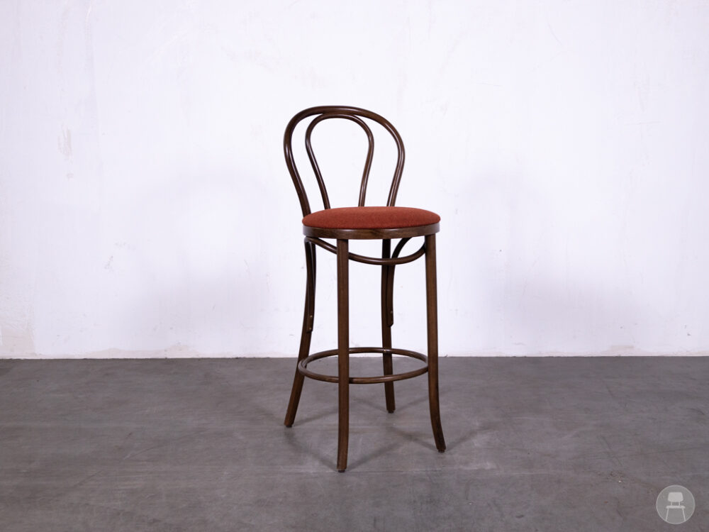 Barkruk Thonet 16/C Tilly rood Satelliet