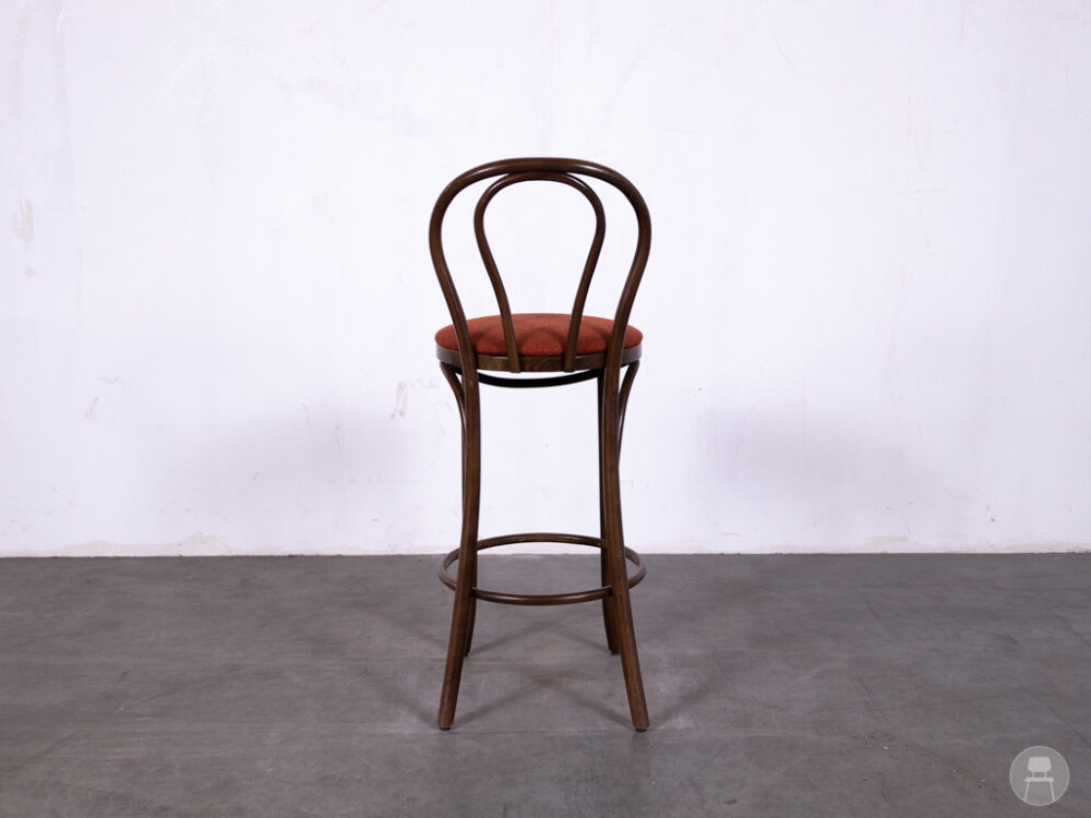 Barkruk Thonet 16/C Tilly rood Satelliet