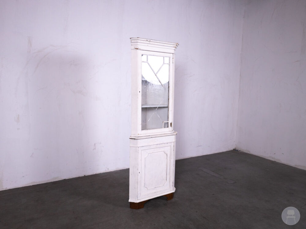 Hoekkast Elmo wit 57x185cm