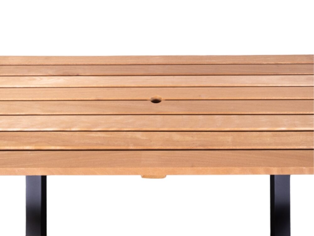 Picknickbank Talen zwart 180cm