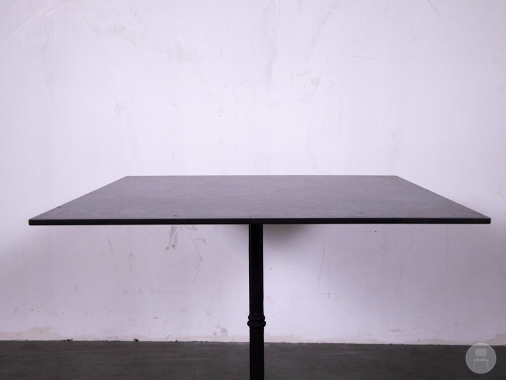 Tafelblad Gijs stonelook grijs HPL volkern Satelliet 90x90cm
