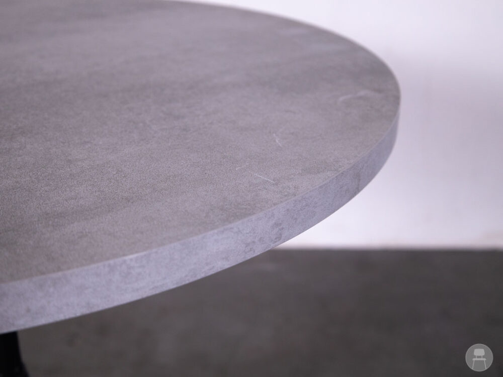 Tafelblad Sem stonelook grijs 80cm rond