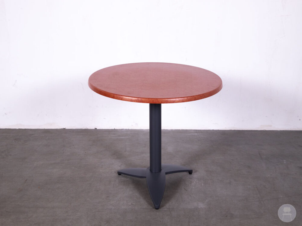 Terras-klaptafel Flower rood Satelliet 80cm rond