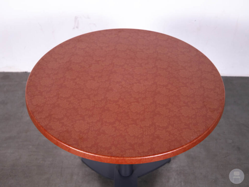 Terras-klaptafel Flower rood Satelliet 80cm rond