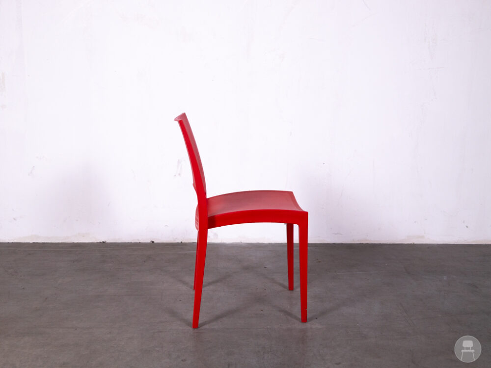 Terrasstoel Tjerk rood