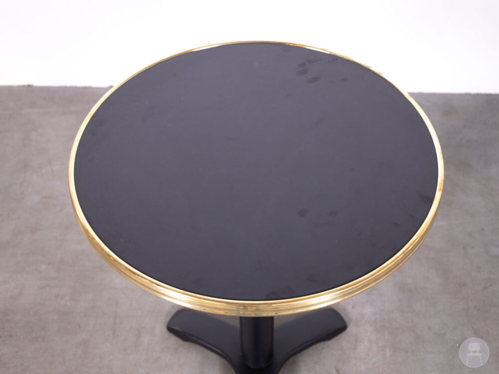 Terrastafel Classic-line zwart 60cm rond
