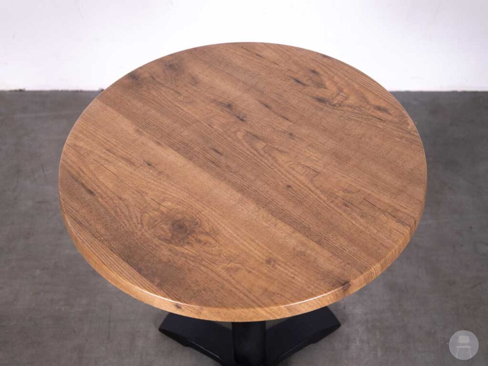 Terrastafel Liz eikenlook Satelliet 60cm rond