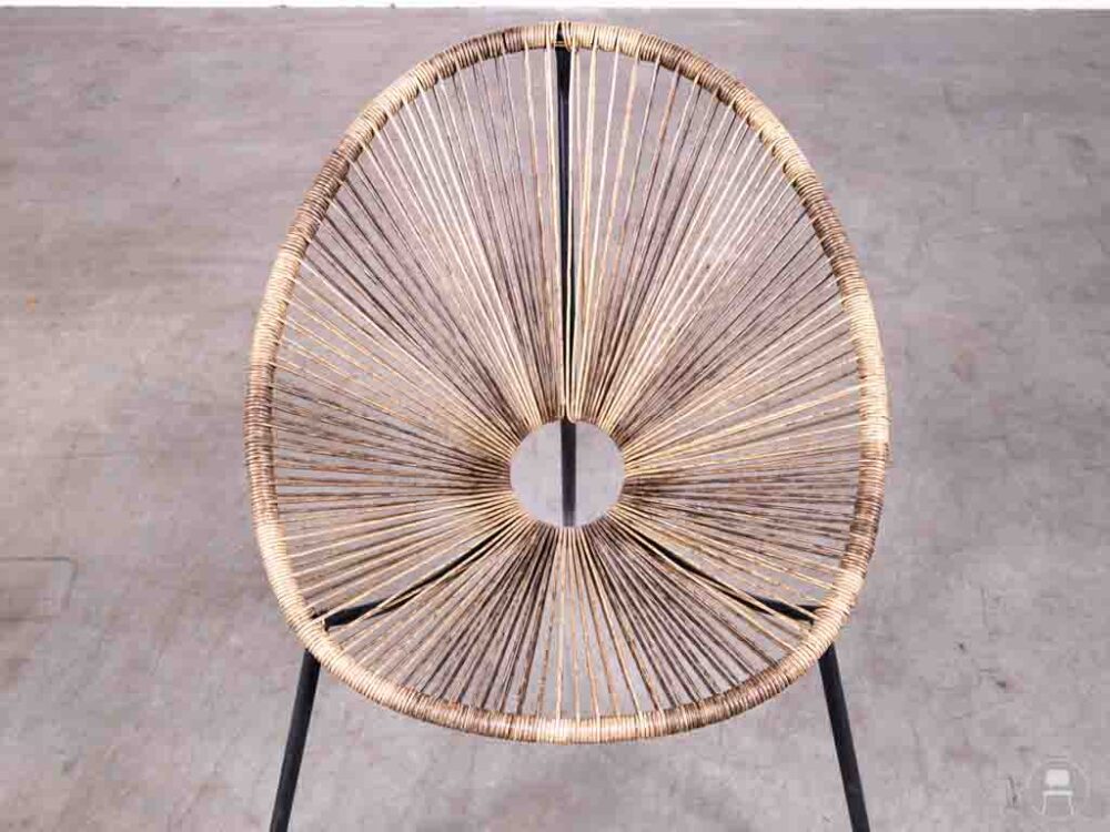 Terrasstoel Acapulca rotan bruin