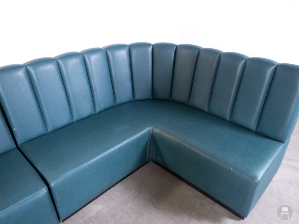 Wandbank u-vorm Emiek blauw 300cm Satelliet
