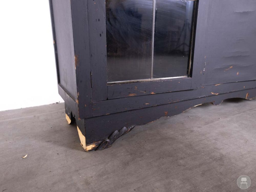 Wandkast Silke zwart 134x113cm