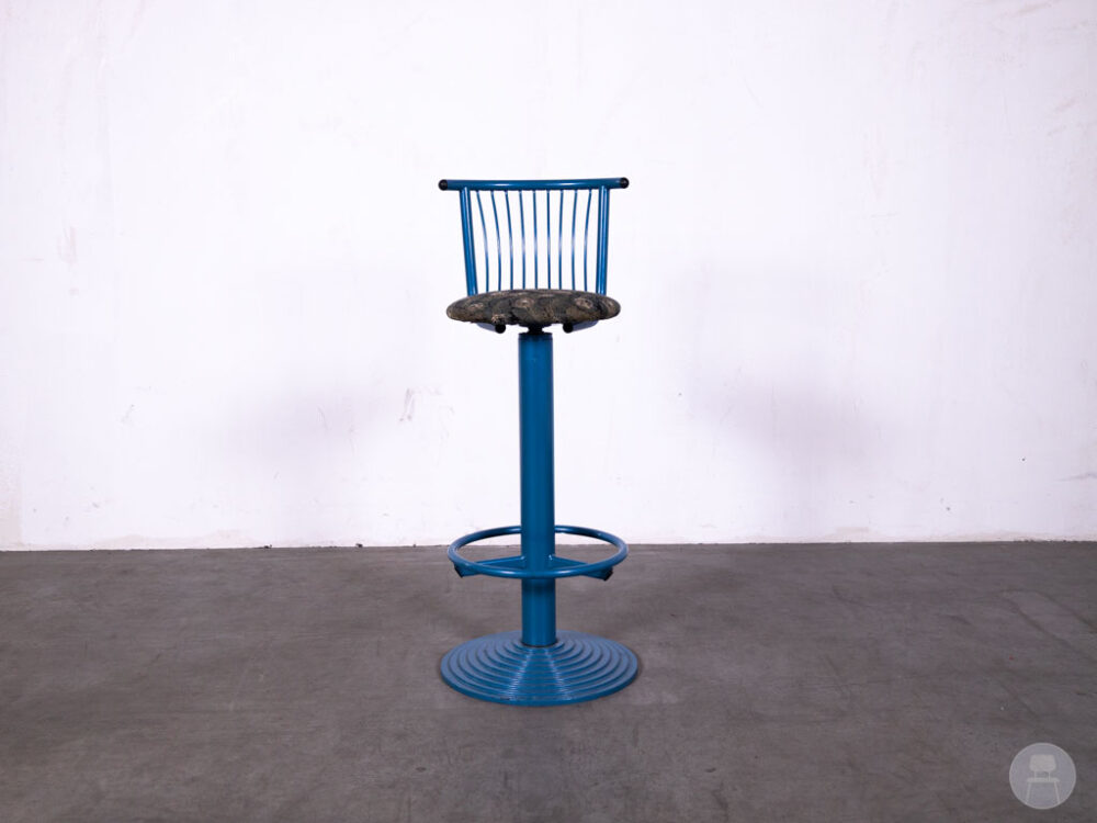 Barkruk Feather blauw