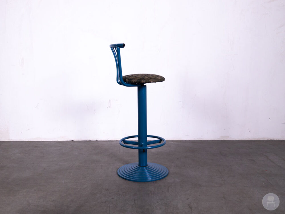 Barkruk Feather blauw