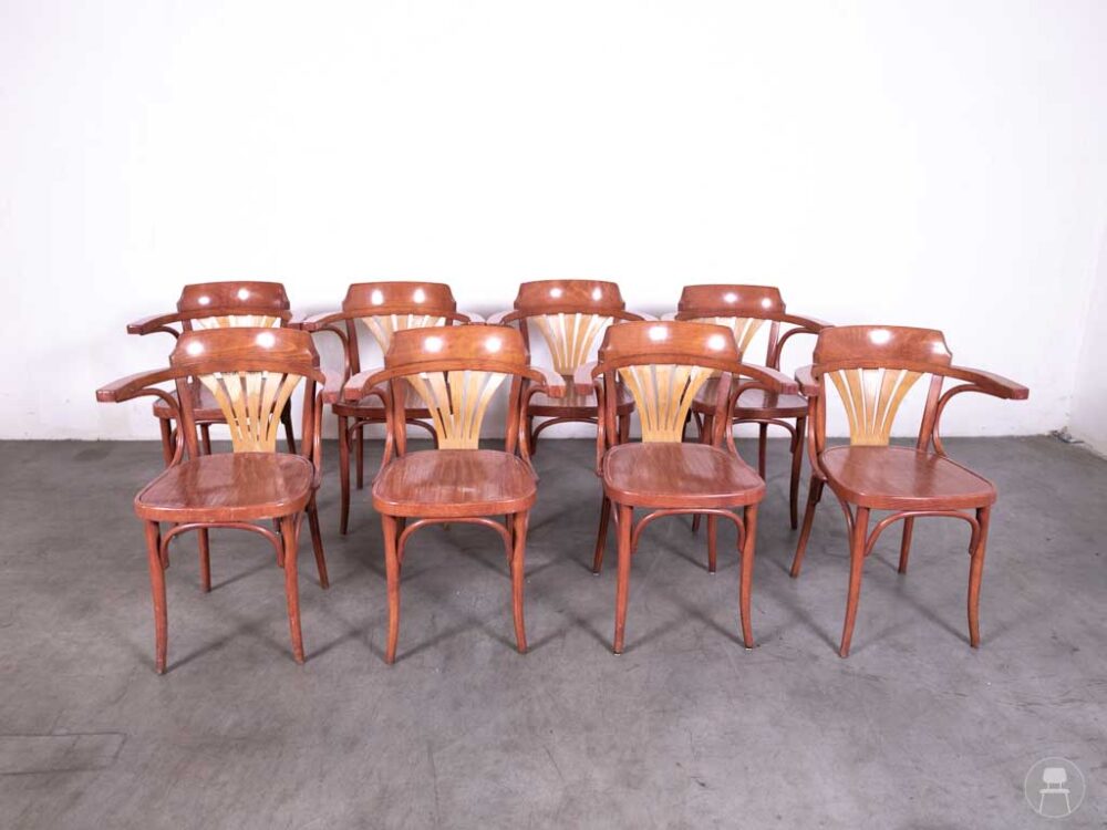 1 set 8 stuks Cafestoel Waaier Simone