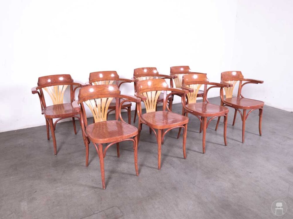 1 set 8 stuks Cafestoel Waaier Simone