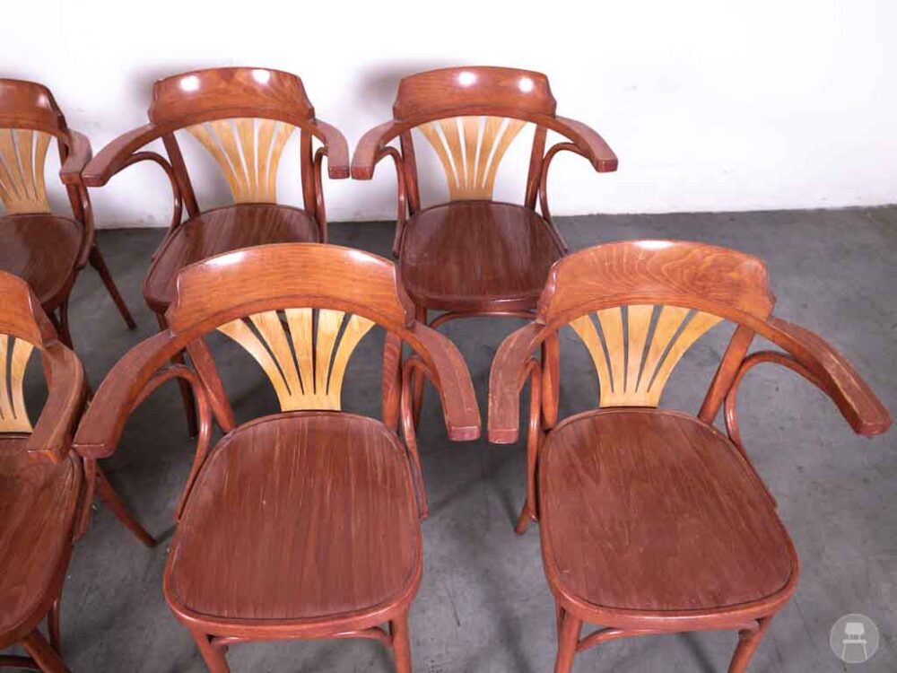 1 set 8 stuks Cafestoel Waaier Simone