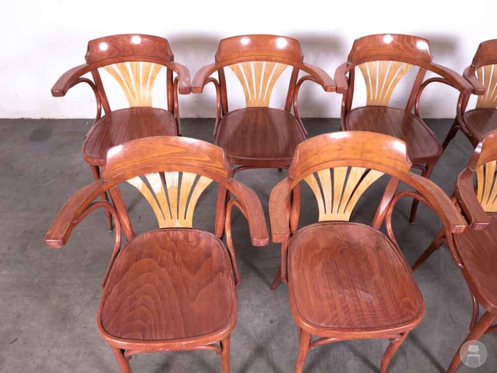 1 set 8 stuks Cafestoel Waaier Simone