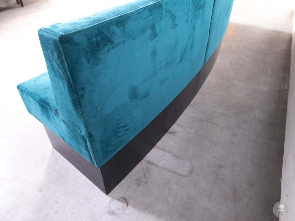 Horecabank Barcelona velvet blauw Satelliet 330cm
