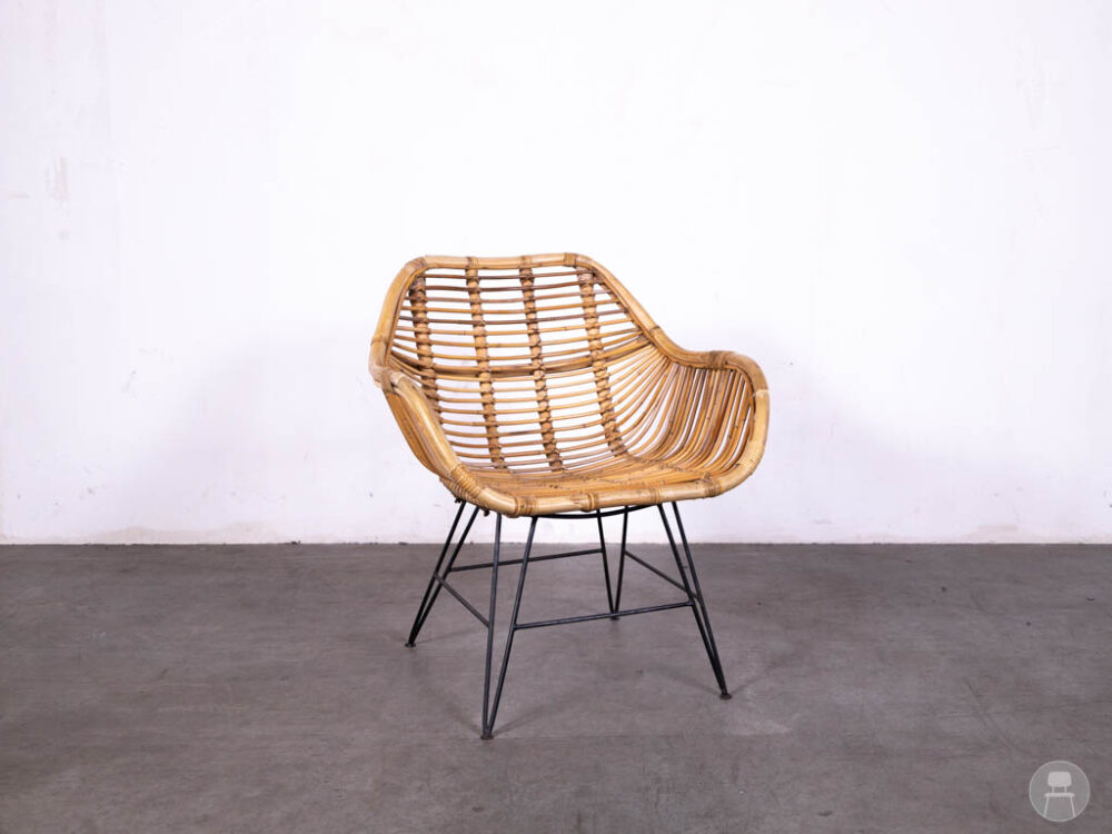 Terrasstoel Nomade rotan naturel