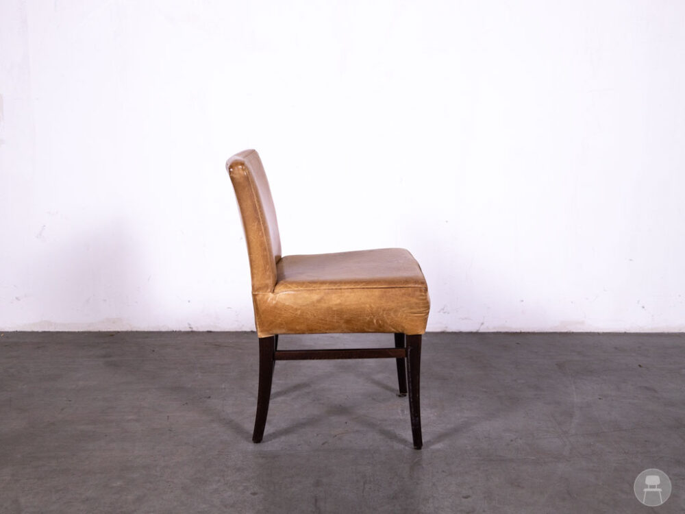 Horecastoel Rowan leer bruin Satelliet