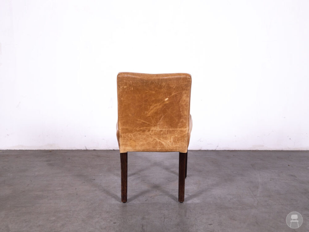 Horecastoel Rowan leer bruin Satelliet