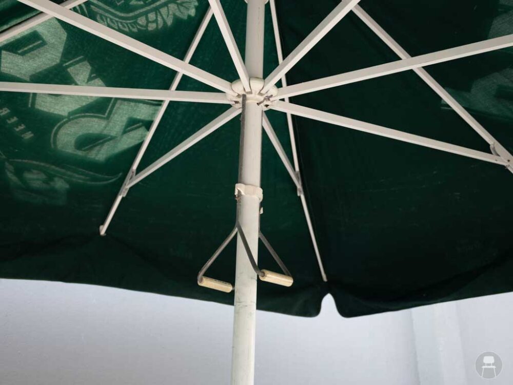 Parasol Brand Tim groen zonder voet 300x300cm