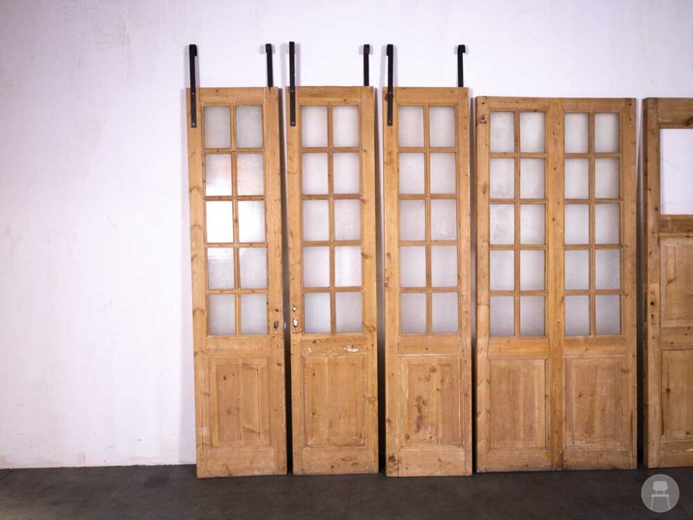 1 set 5 stuks Deur grenen Vintage paneel