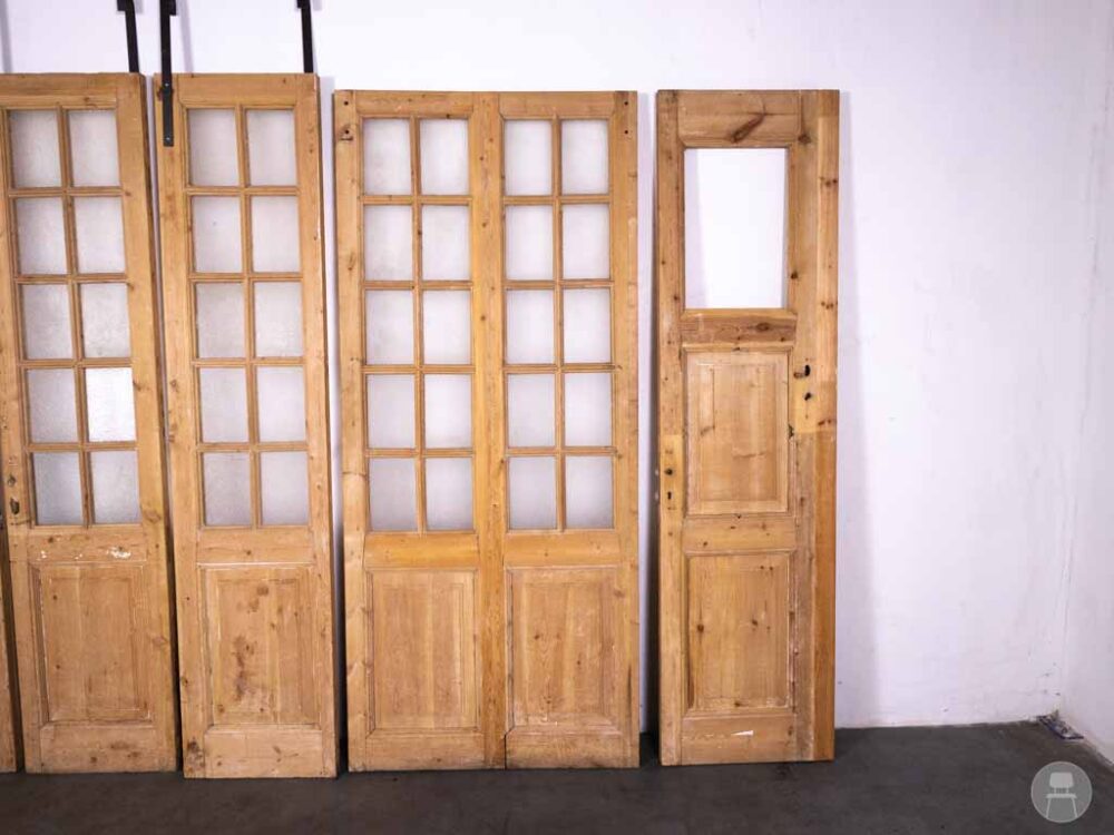 1 set 5 stuks Deur grenen Vintage paneel