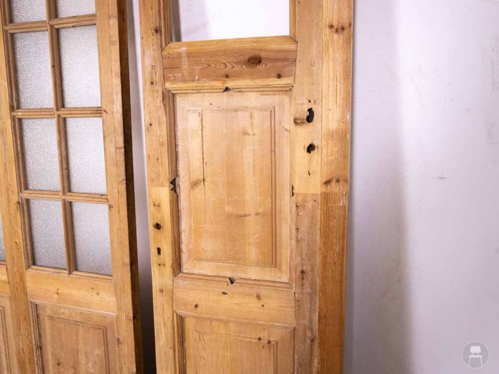 1 set 5 stuks Deur grenen Vintage paneel
